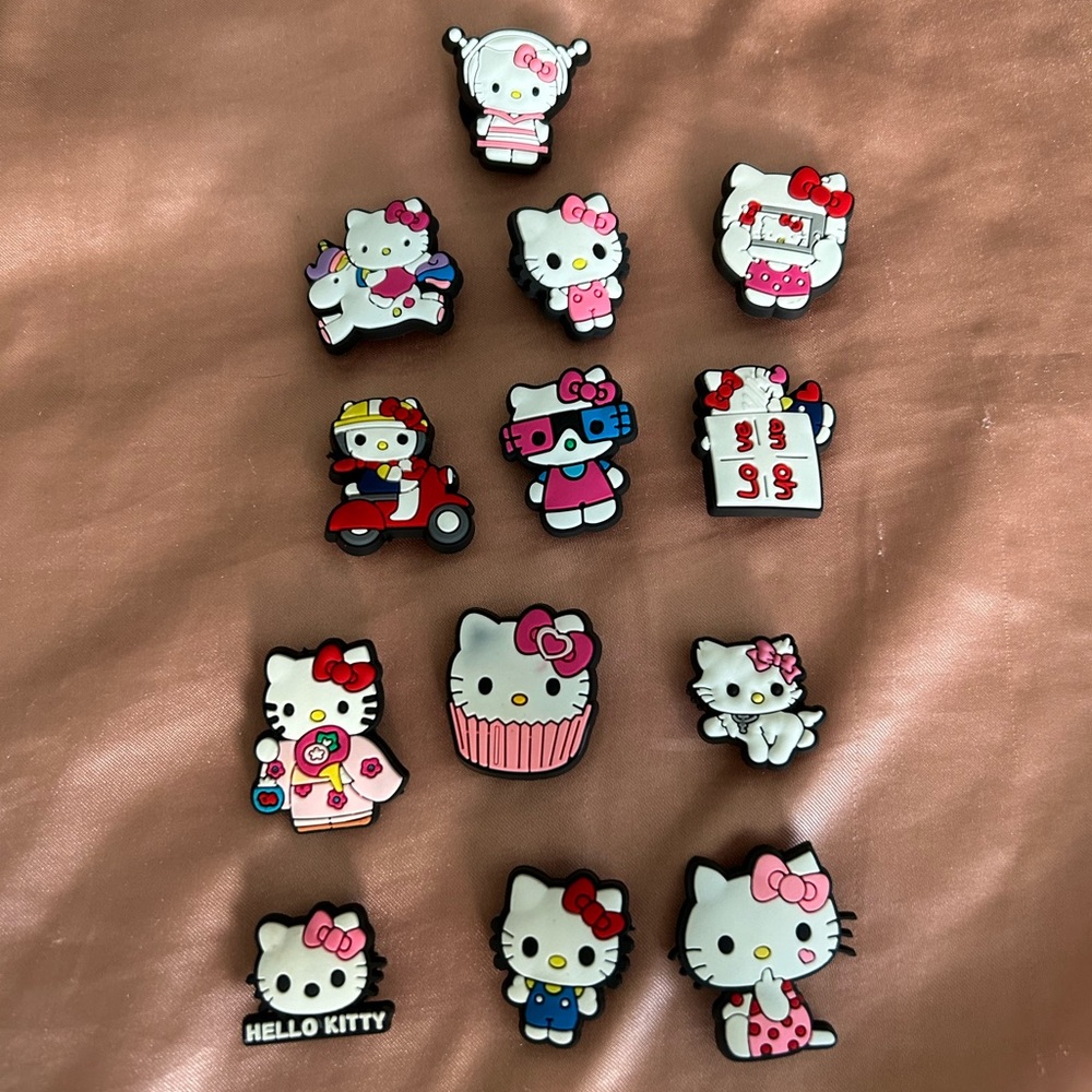 Hello Kitty Croc Charms